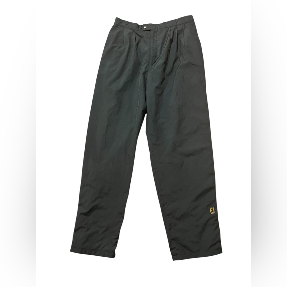 FootJoy DryJoys Golf Rain Pants Mens Large Black Waterproof Windproof